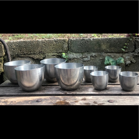 Cool vintage Kirk pewter cocktail rocks and shot Jefferson cups - Picture 3 of 8